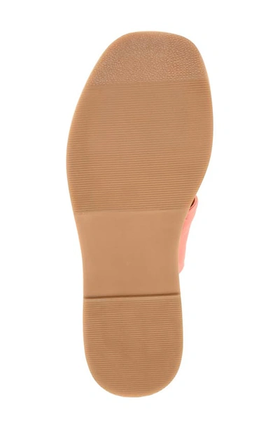Shop Journee Signature Kanndice Crisscross Slide Sandal In Clay