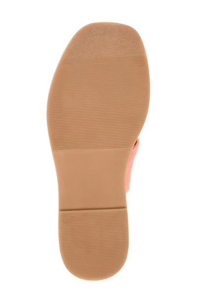 Journee Signature Kanndice Crisscross Slide Sandal In Clay