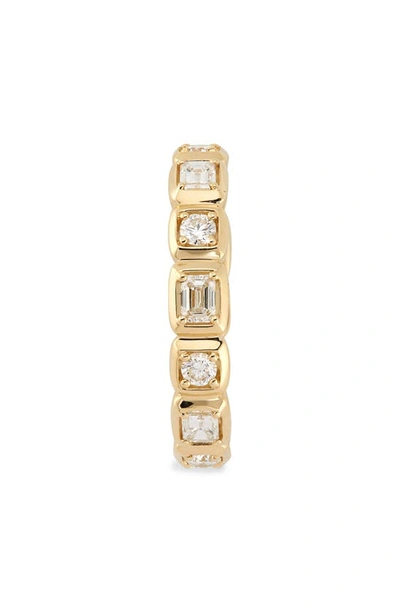 Bony Levy Maya Mixed Diamond Eternity Band In 18k Yellow Gold