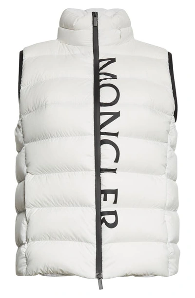 Shop Moncler Cenis Down Puffer Vest In White