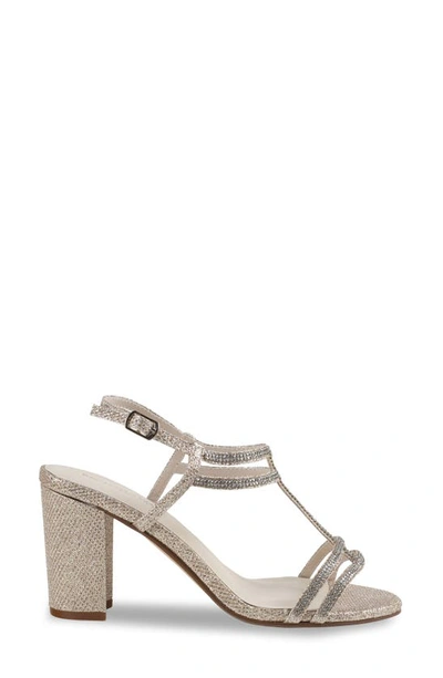 Touch Ups Sam Ankle Strap Sandal In Champagne