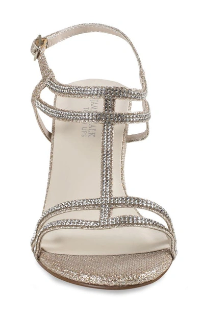Touch Ups Sam Ankle Strap Sandal In Champagne