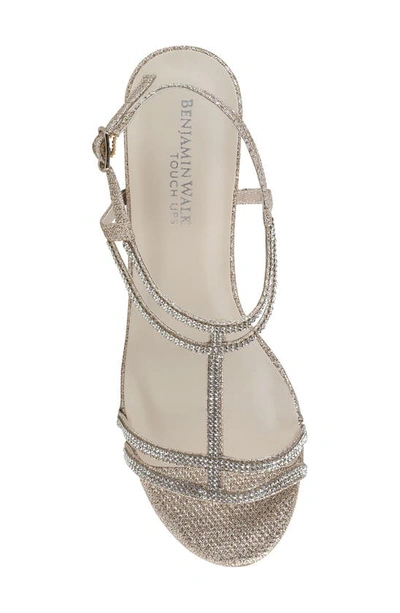 Touch Ups Sam Ankle Strap Sandal In Champagne