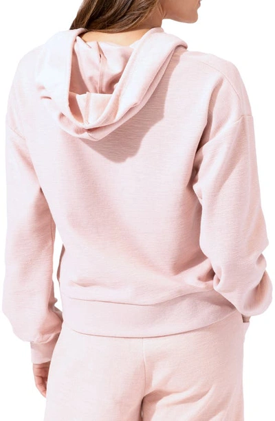 Shop Threads 4 Thought Tanisha Hooded Henley Pullover In Nomad