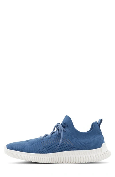 Shop Aldo Gilgai Knit Sneaker In Medium Blue