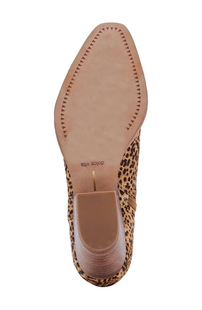 Shop Dolce Vita Silma Bootie In Leopard Calf Hair