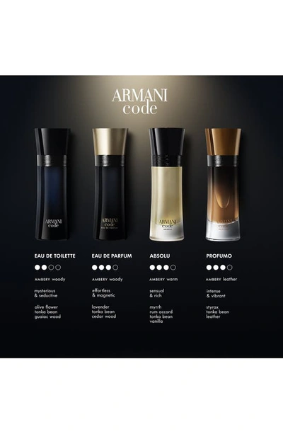 Shop Armani Beauty Armani Code Eau De Toilette Spray, 6.8 oz