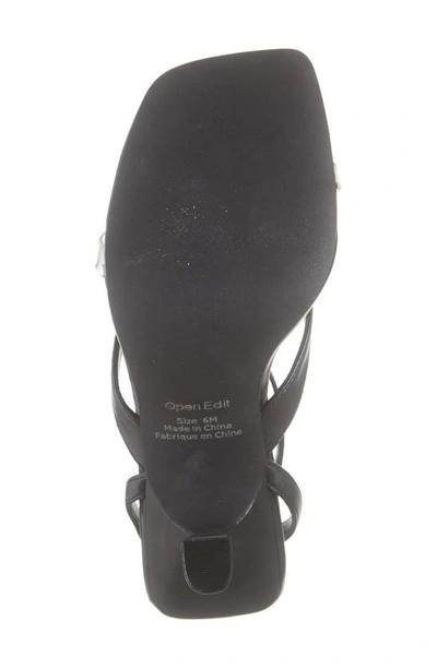 Shop Open Edit Addison Ankle Strap Sandal In Black