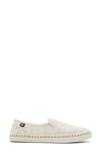 Shop Billabong Del Sol Espadrille Slip-on Sneaker In Other White