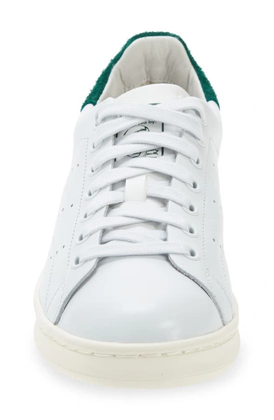 Shop Adidas Originals Stan Smith H Sneaker In Crystal White/ Off White/ Gree