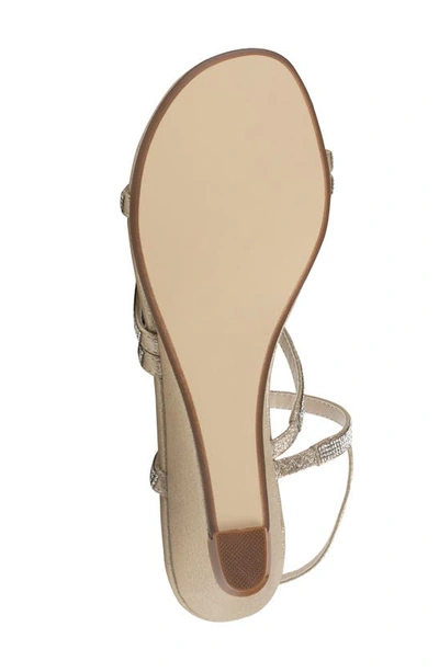 Shop Touch Ups Jodi Slingback Wedge Sandal In Champagne