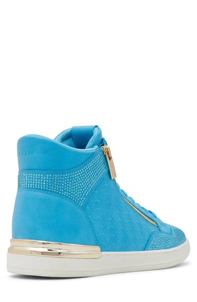 Aldo Sauerbergg High Top Sneaker In Bright Blue | ModeSens