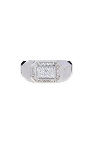 Shop Luv Aj Signet Ring In Silver