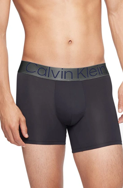 Shop Calvin Klein 3-pack Stretch Boxer Briefs In 13a Big City Ta