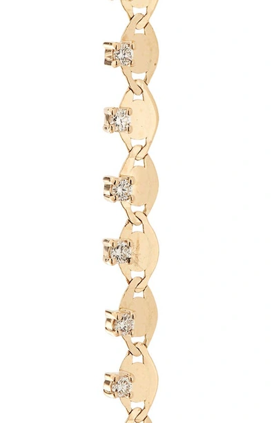 Shop Lana Jewelry Nude Link Diamond Linear Drop Earrings In Yellow
