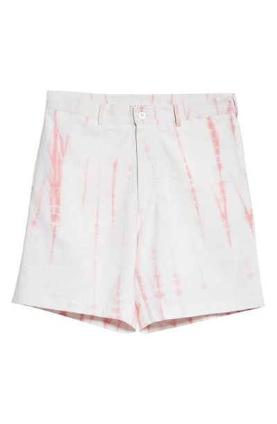 Shop Smr Days Leeward Organic Cotton Shorts In Pink White
