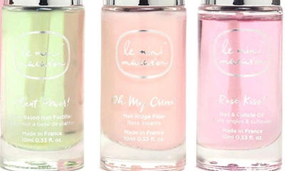 Le Mini Macaron Love Your Nails Treatment Trio