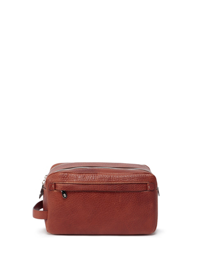 Shop Brunello Cucinelli Beauty Case In Marrone