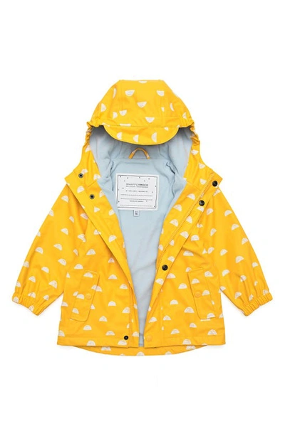 Shop Snapper Rock Kids' Sun Cloud Waterproof Raincoat In Yellow