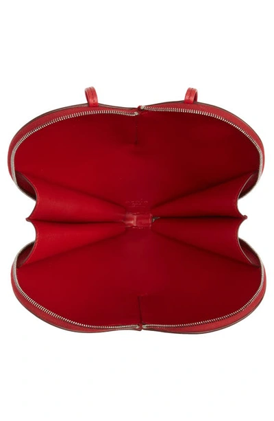 Alaïa Red Le Coeur heart-shaped shoulder bag