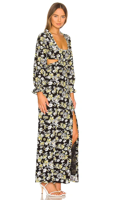 Majorelle Leona Maxi Dress In Black
