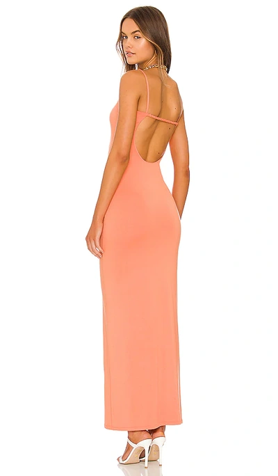 Shop Not Yours To Keep Katy Maxi Dress In Peach