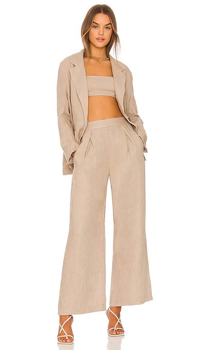 Shop Free People Can't Get Enough Summer Suit Set In Cream