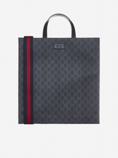 Shop Gucci Gg Supreme Fabric Tote Bag