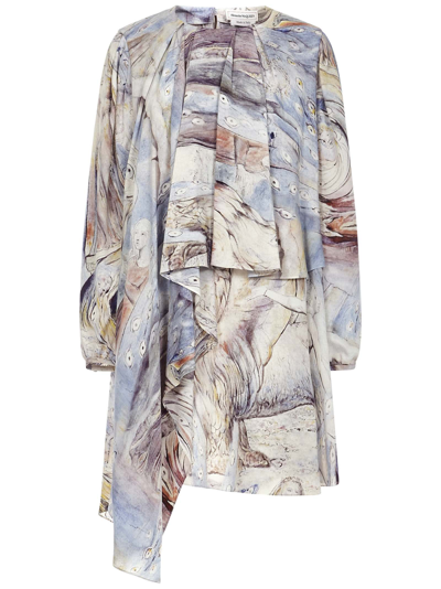 Shop Alexander Mcqueen Dress In Multicolore