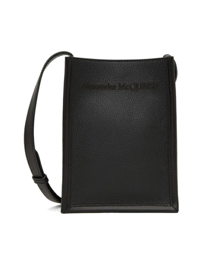 Shop Alexander Mcqueen Mini Crossbody Bag In Black