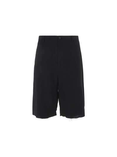 Shop Balenciaga Men's Black Shorts
