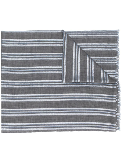 Shop Brunello Cucinelli Women's Grey Cashmere Scarf