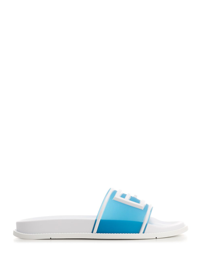 Shop Fendi Men's White Sandals