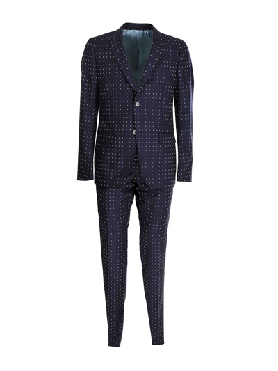 Shop Gucci Men's Blue Wool Suit