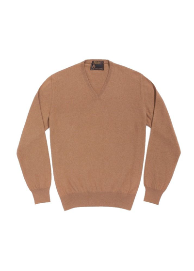 Shop Loro Piana Men's Brown Wool Sweater