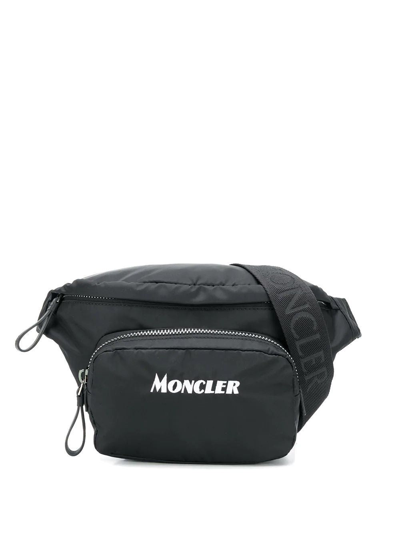 Shop Moncler Men's Black Polyamide Belt Bag