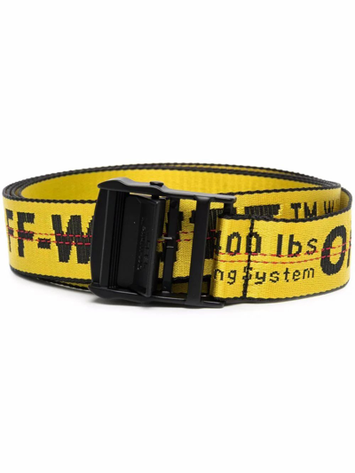 Shop Off-white Women's Yellow Polyamide Belt