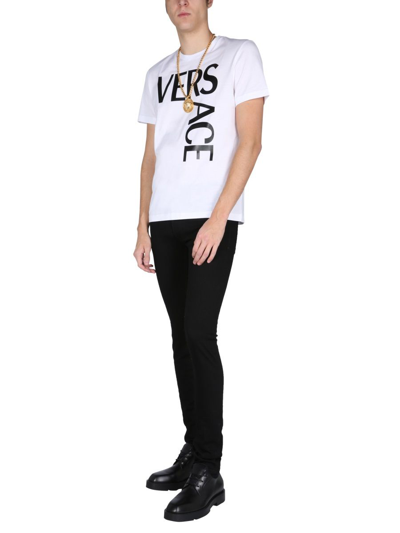 Shop Versace Men's Black Jeans