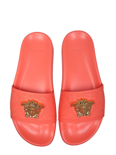 Shop Versace Women's Orange Sandals