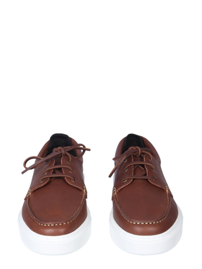 Shop Woolrich Men's Brown Sneakers