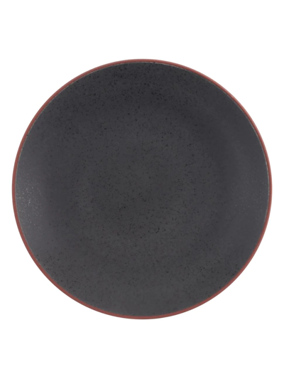 Shop Nambe Taos Stoneware Accent Salad Plate In Onyx