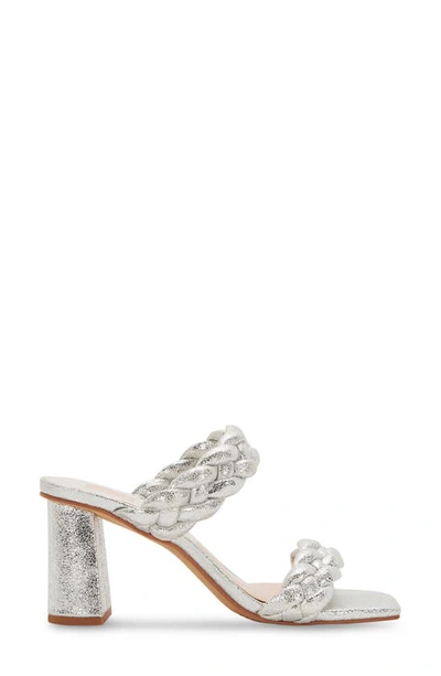 Shop Dolce Vita Paily Braided Sandal In Silver