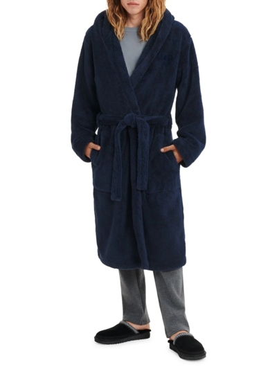 Shop Ugg Beckett Sherpa Robe In Neutral
