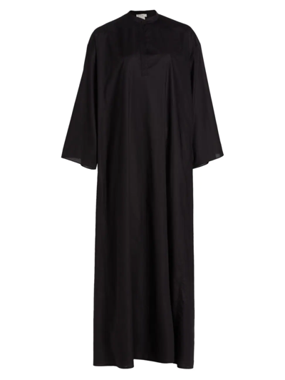 Shop The Row Women's Lanna Long-sleeve Maxi Dress In Black