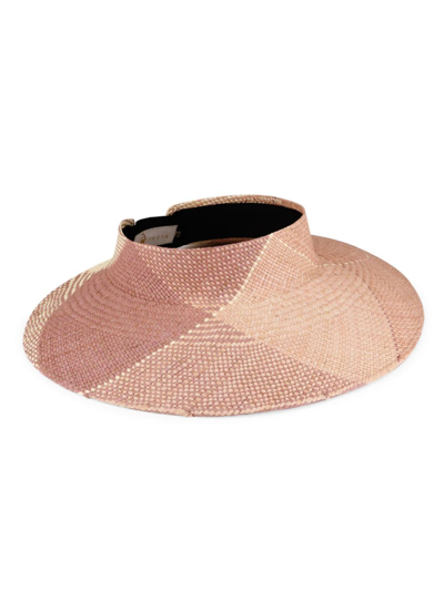 Shop Freya Women's Whirlwind Straw Visor In Mauve