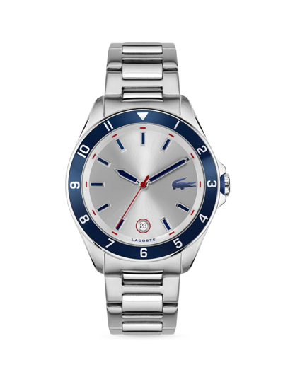 Shop Lacoste Men's Tiebreaker Stainless Steel Bracelet Watch