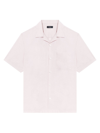 Shop Theory Noll Flow Short-sleeve Shirt In Viola