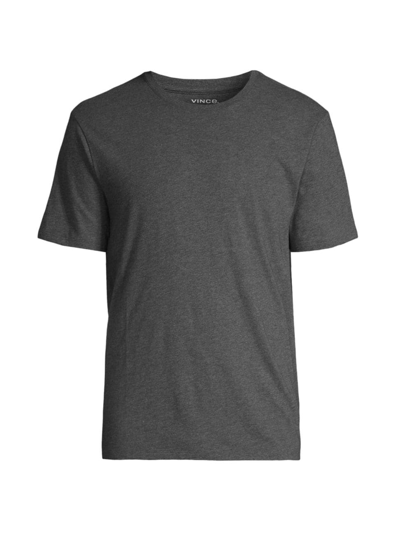 Shop Vince Men's Crewneck Short-sleeve T-shirt In Carbon