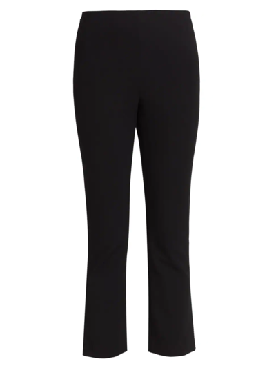 Shop Vince Women's Cotton-blend Cropped Pants In Black