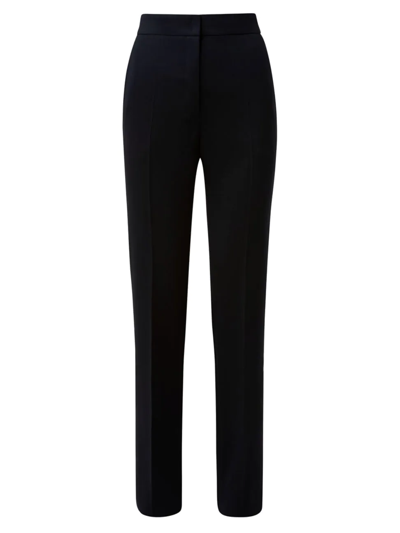 Shop Akris Punto Women's Chio Tailored Pants In Black